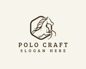 Polo - Horse Stallion Polo logo design