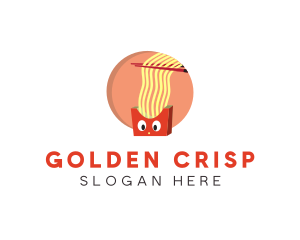 Fries - Fries Ramen Noodles logo design