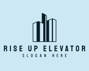 High Rise Tower Buildings logo design