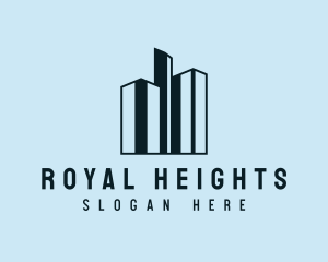 High Rise Tower Buildings logo design