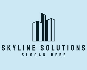 High Rise - High Rise Tower Buildings logo design