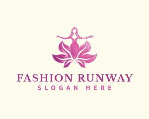 Runway - Fashion Flower Lady logo design