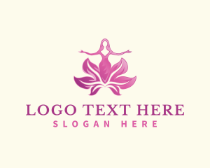 Flower - Fashion Flower Lady logo design