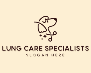 Scissors Dog Pet Care logo design