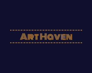 Art Deco Marquee Sign logo design