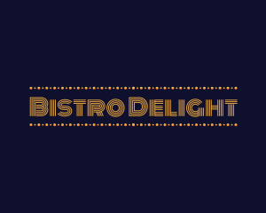 Art Deco Marquee Sign logo design