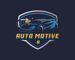 Auto Car Polishing logo design