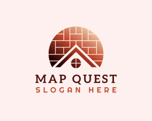 Home Brick Tiling logo design