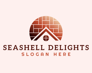 Home Brick Tiling logo design