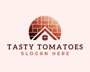 Home Brick Tiling logo design