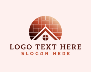 Brick - Home Brick Tiling logo design