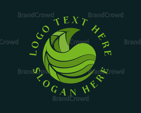Herbal Organic Leaf Logo