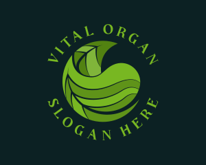 Herbal Organic Leaf logo design