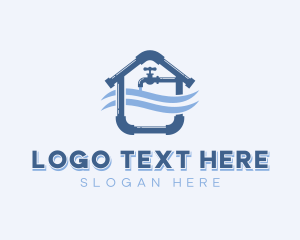 Spigot - Swish Water Plumbing logo design