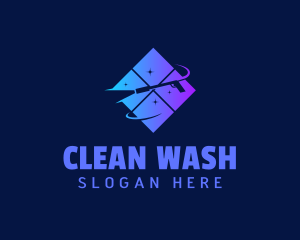 Power Wash Window Cleaning logo design