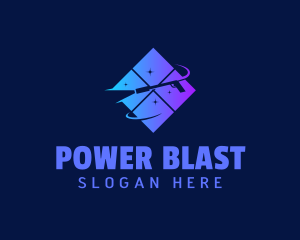 Power Wash Window Cleaning logo design