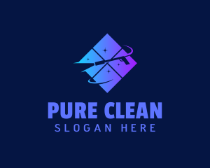 Power Wash Window Cleaning logo design