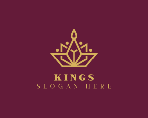 Royal Tiara Crown logo design