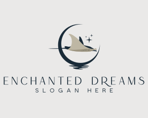 Mystical - Mystical Moon Stingray logo design