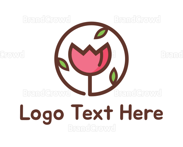 Tulip Flower Wellness Spa Logo