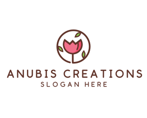 Tulip Flower Wellness Spa  logo design