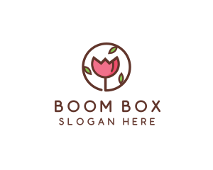 Tulip Flower Wellness Spa  logo design