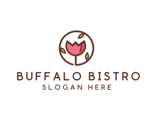 Tulip Flower Wellness Spa  logo design