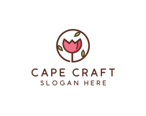 Tulip Flower Wellness Spa  logo design