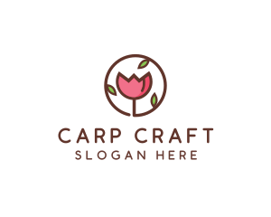 Tulip Flower Wellness Spa  logo design