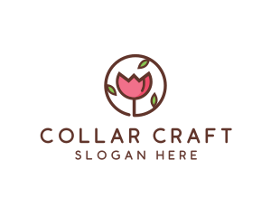 Tulip Flower Wellness Spa  logo design