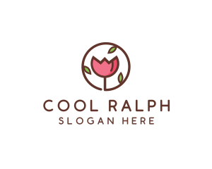 Tulip Flower Wellness Spa  logo design