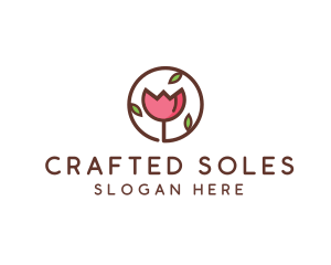 Tulip Flower Wellness Spa  logo design