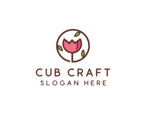 Tulip Flower Wellness Spa  logo design