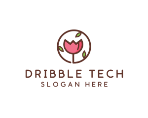 Tulip Flower Wellness Spa  logo design