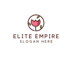 Tulip Flower Wellness Spa  logo design