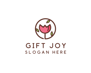 Tulip Flower Wellness Spa  logo design