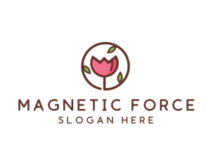 Tulip Flower Wellness Spa  logo design