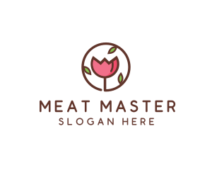 Tulip Flower Wellness Spa  logo design