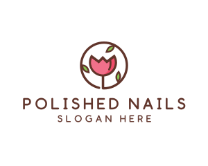 Tulip Flower Wellness Spa  logo design