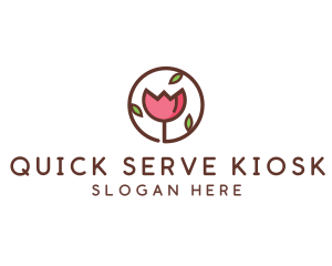 Tulip Flower Wellness Spa  logo design