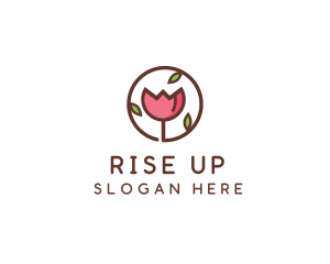 Tulip Flower Wellness Spa  logo design