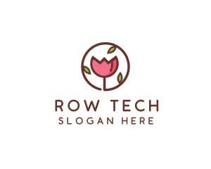 Tulip Flower Wellness Spa  logo design