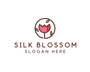 Tulip Flower Wellness Spa  logo design