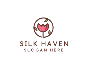 Tulip Flower Wellness Spa  logo design