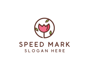 Tulip Flower Wellness Spa  logo design