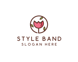 Tulip Flower Wellness Spa  logo design