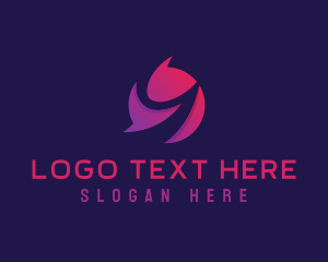 Purple - Modern Startup Business Letter Y logo design