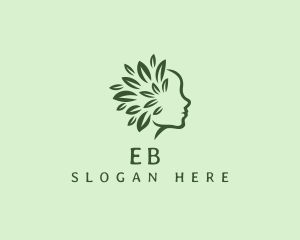 Mind - Mental Leaf Holistic logo design