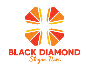 Orange Diamonds Jewelry logo design