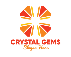 Orange Diamonds Jewelry logo design